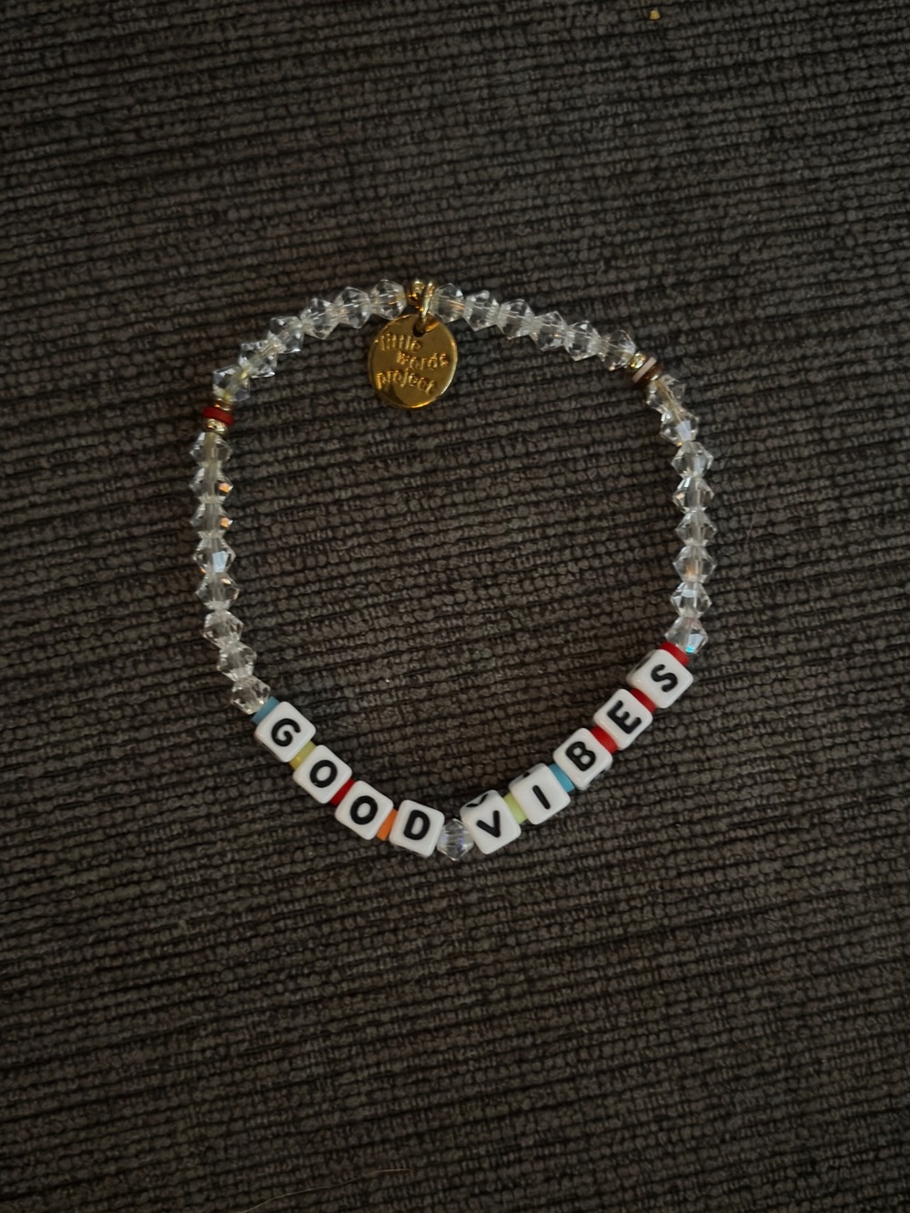 Bracelet Little Words Project LWP Good vibes